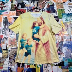 Jesus Camp Mystic Graphic‎ T Shirt Religious Christian Novelty Tee S